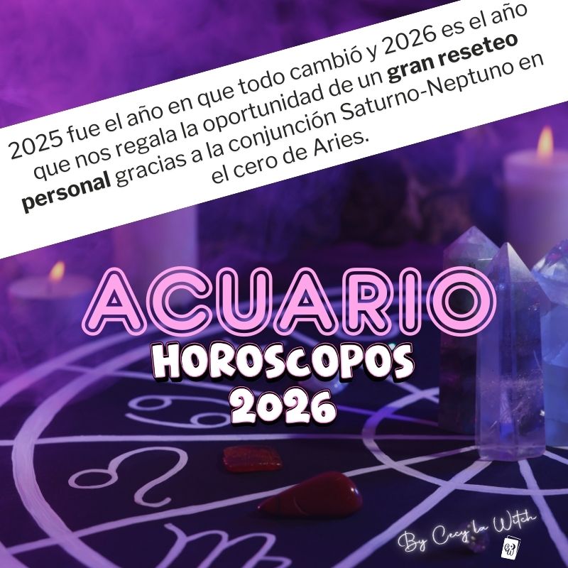 Acuario Horóscopo 2026