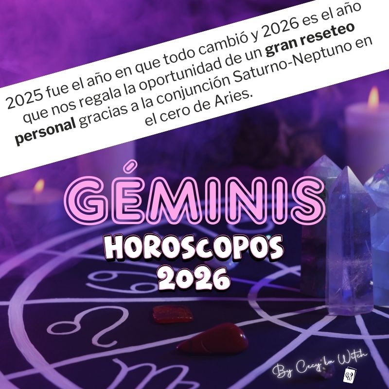 Géminis Horóscopo 2026